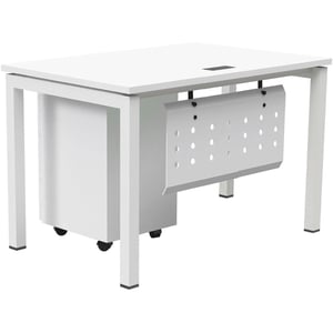 

Mahmayi Figura 72-12 White Modern Workstation Material-Melamine on MDF