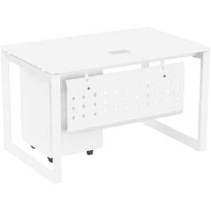 

Mahmayi Vorm 136-12 White Modern Workstation Material-Melamine on MDF