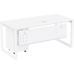 

Mahmayi Vorm 136-18 White Modern Workstation Material-Melamine on MDF
