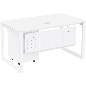 

Mahmayi Vorm 136-14 White Modern Workstation Material-Melamine on MDF