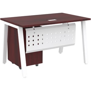 

Mahmayi Bentuk 139-12 Apple Cherry Modern Workstation Material-Melamine on MDF