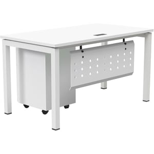 

Mahmayi Figura 72-14 White Modern Workstation Material-Melamine on MDF