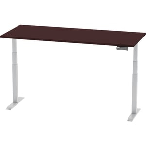 

Mahmayi Lift-14 Electronic Height Adjustable Modern Desk - Elegant and Modern Ergonomic Office Desk with Adjustable Height Feature and Heavy Duty Frame (140cm, Apple Cherry)