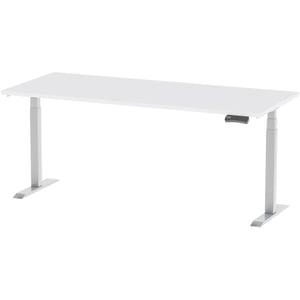 Mahmayi Lift-18 Electronic Height Adjustable Modern Desk - Elegant and Modern Ergonomic Office Desk with Adjustable Height Feature and Heavy Duty Frame (180cm, White)