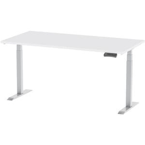 Mahmayi Lift-16 Electronic Height Adjustable Modern Desk - Elegant and Modern Ergonomic Office Desk with Adjustable Height Feature and Heavy Duty Frame (160cm, White)