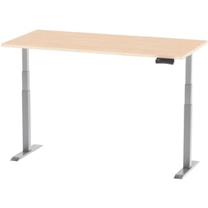 Mahmayi Lift-12 Electronic Height Adjustable Modern Desk - Elegant and Modern Ergonomic Office Desk with Adjustable Height Feature and Heavy Duty Frame (120cm, Oak)