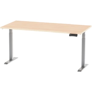 Mahmayi Lift-16 Electronic Height Adjustable Modern Desk - Elegant and Modern Ergonomic Office Desk with Adjustable Height Feature and Heavy Duty Frame (160cm, Oak)