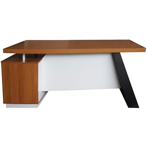 

Mahmayi Elegante 191-18 Modern Executive Desk Light Walnut