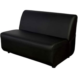 

Mahmayi Metal Coco Two Seater Custom Sofa, CO_SS2PU_SBL, Black, H77.5 x W109 x D75 cm