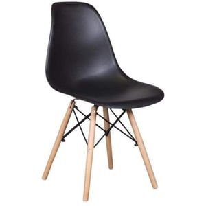 

Mahmayi Ultimate Eames Style Dsw Dining Chair (Black)