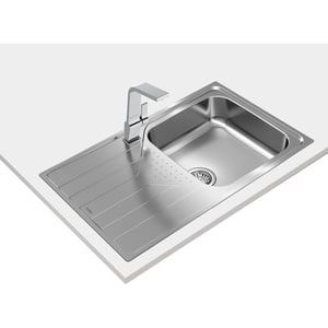 

TEKA UNIVERSE 50 T-XP 1B 1D PLUS Inset reversible stainless steel Kitchen Sink in 50 cm
