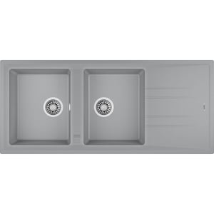 

TEKA STONE 80 B-TG 2B 1D AUTO Inset Tegranite Kitchen Sink with two bowls and one drainer