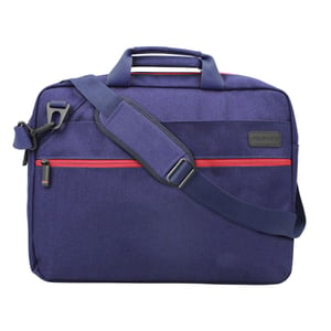 Promate 16 Inch Laptop Messenger Bag with Water-Resistant and Anti-Theft Pocket, Akita-MB Blue