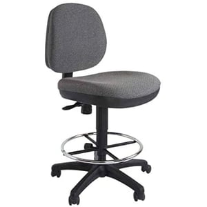 

Mahmayi Sephora 3059Dk Task Chair Office Chair With Grey Fabric Seat and Back With Draft Kit and Adjustable Seat Height (Grey)