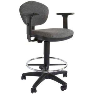

Mahmayi Sandra 1210Adk Task Chair Office Chair With Draft Kit and Double Wheel Rolling Castors, Task Chair Having Pp Back and Seat Frame (Grey)