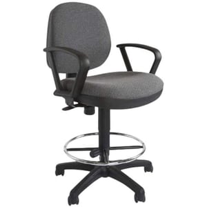 

Mahmayi Sephora 3059Adk Task Chair - Office Chair With Nylon Base and Double Wheel Rolling Castors - Having Draft Kit and Adjustable Height- (Grey)