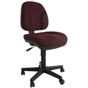 

Mahmayi Debra 1380 Task Chair Office With Fabric Back and Seat Chair With Adjustable Seat Height and Double Wheeled Rolling Castors (Peat)
