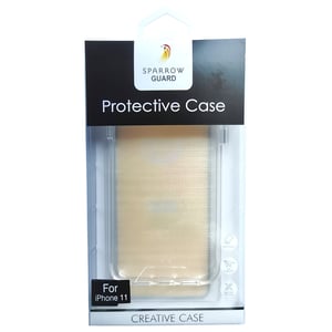

Sparrow Guard Clear Case W/Screen Protector For iPhone 11