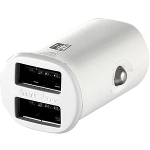 

Heatz Dual Port Smart Fast Car Charge With Lightning Cable White