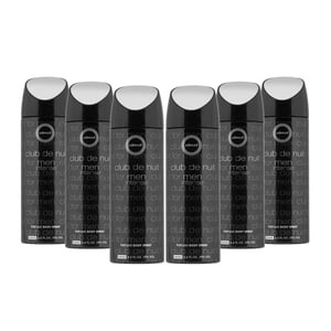 Club De Nuit Intense Men, Perfume Body Spray, Deodorant For Him - 200ml (PACK OF 6) By ARMAF From The House of Sterling
