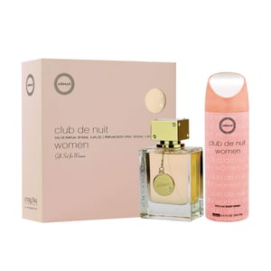 

Armaf Club De Nuit Woman, Gift Set for Women EAU DE PARFUM 105ml + 200ml Perfume Body Spray From the House of Sterling