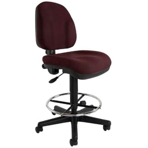 

Mahmayi Debra 1380Dk Task Chair -Task Office Chair Fabric Make, Traditional Style, Double Wheel Rolling Castors With Armrest (Peat)