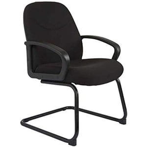 

Mahmayi Iris 587 Office Executive Superior Fabric Visitor Chair (Black)