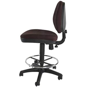 

Mahmayi Sephora 3059Dk Task Office Chair With Double Wheel Rolling Castors and Five Star Legs Task Chair With Draft Kit and Nylon Base (Peat)