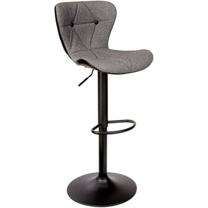 

Mahmayi 866 Adjustable Height Bar Stool Seat | Modern Airlift Swivel Barstool | Mid-Back Padded Chair for High Ergonomic Seating | Heavy Duty | Contemporary Metal Base Perfect for Countertop Dining