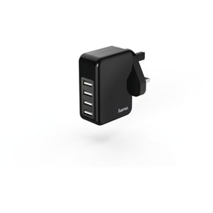 

Hama 4 Port USB Wall Charger Black