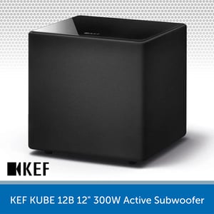 

KEF KUBE 12B - 12" 300W Compact Active Subwoofer