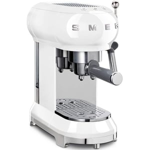 Smeg Espresso Coffee Machine White ECF01WHUK