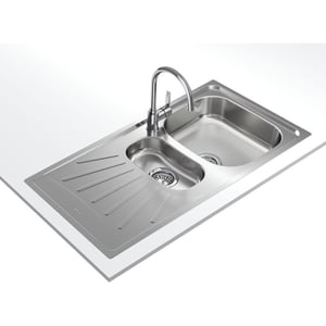 

TEKA StarBright Inset Reversible 60cm Kitchen Sink Matt Stainless Steel