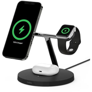 

Belkin Boost Charge Pro MagSafe 3-in-1 Wireless Charger Black