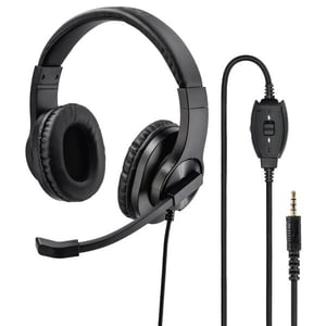 

Hama 139926 HS-P350 Stereo Wired Over Ear Headset Black