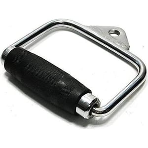X Max Strength Barbell Machine Attachment Rope Pro Grip Stirrup D Handle Cable Bar Triceps Rope, Hook & Chain | Handles Home Gym Fitness Equipment