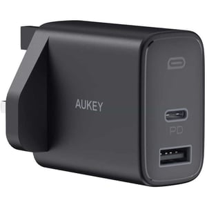 

Aukey Dual USB Wall Charger Black