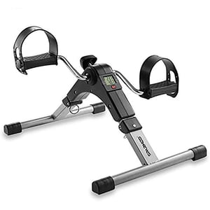 

Sparnod Fitness SMB-100 Mini Cycle Pedal Exerciser with Adjustable Resistance and Digital Display - suitable for Light Exercise of Legs & Arms, and Physiotherapy at Home