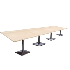 

Mahmayi Barra 500PE-480 16 Seater Square Modular Bar Table Oak
