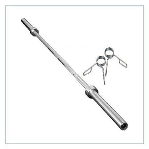 

Harley Fitness 180cm Olympic Barbell Bar ( with Spring Collar )