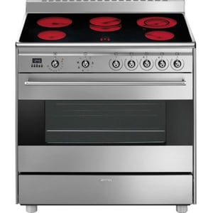 

Smeg Freestanding Electric Cooker SX91CSA