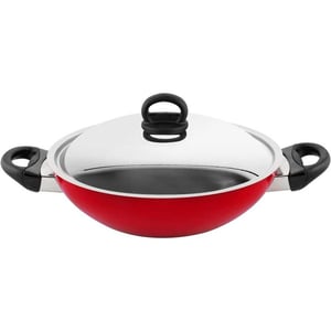 

Prestige Class Flat Bottom Kadai with Lid