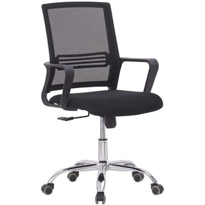 

Mahmayi Sleekline 690033 Task Chair Mesh (Chair Without Headrest, Black)