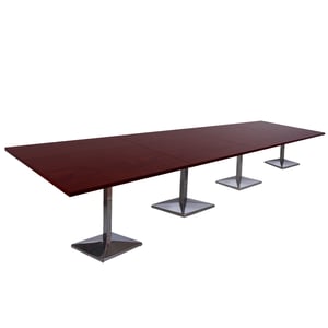 

Mahmayi Barra 500PE-480 16 Seater Square Modular Bar Table Apple Cherry