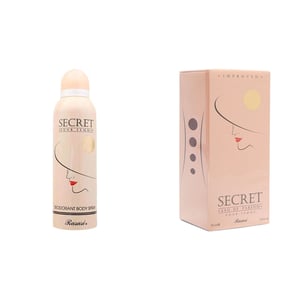 

Rasasi Bundle Offer Of Secret Edp 75ml & Deodorant 200ml For Women