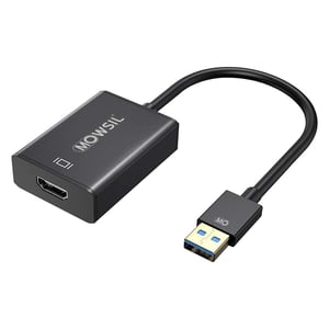 Mowsil Cable Usb 3.0 To Hdmi Adapter, 1080p 60hz Hd Audio Video Converter Cable Usb 3.0 To Hdmi