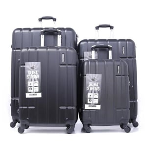 

Parajohn Pjtr4024 4 Pcs Alle Trolley Luggage Set, Black