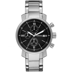 Fossil Men's Rhett Chronograph Stainless Steel Watch Bq1000