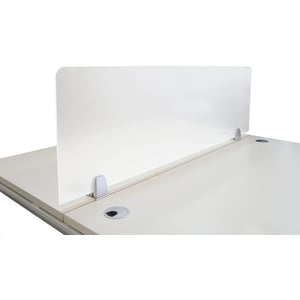 

Mahmayi Desk Privacy Divider Office Divider Partition Desk Separator Panel - 120x40 Cm White