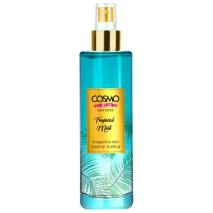 

Cosmo Beaute Tropical Mists Fine Fragrance Body Mist - 250ml, Long Lasting, Body Spray, Aloe Vera Extracts, Smell All Day, Fresh Scents, Prime, Body Splash